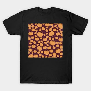 Maroon Pumpkin Patch T-Shirt